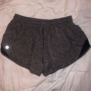 Gray lululemon athletic shorts